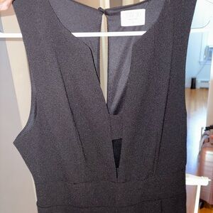 Sienna Sky Black Backless Dress